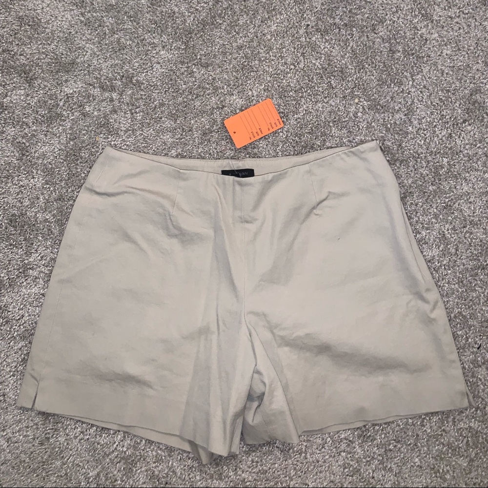 BRAND NWT A Woman Tan Cargo shorts size 8 - Picture 2 of 6